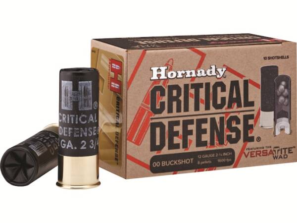 Hornady Critical Defense 12 Gauge Buckshot Ammo 2-3/4"