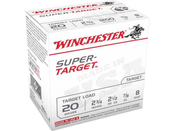 Winchester Super Target 20 Gauge Ammo