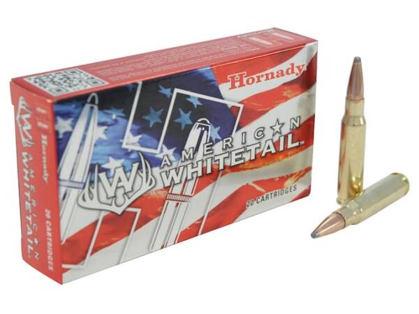 Hornady American Whitetail 308 Winchester Ammo 165 Grain Hornady Interlock Jacketed Soft Point Box of 500
