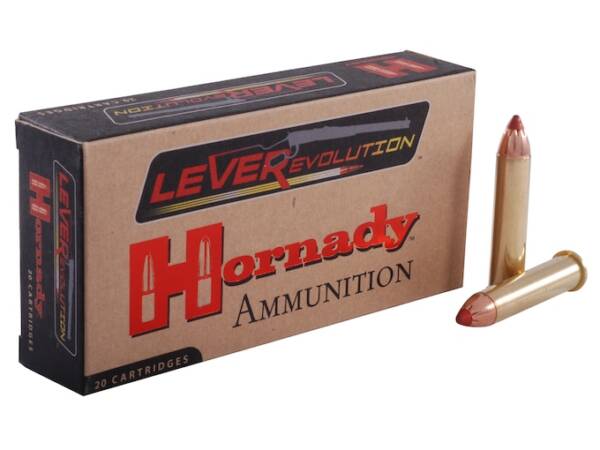 Hornady LEVERevolution 45-70 Government Ammo 250 Grain Hornady MonoFlex Polymer Tip Lead Free Box of 500