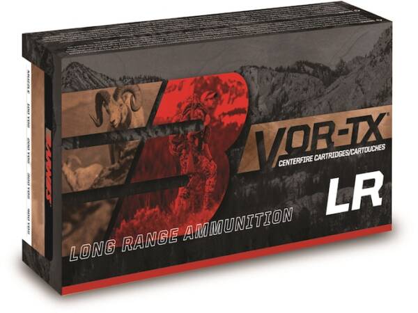 Barnes VOR-TX Long Range 300 PRC Ammo 208 Grain Barnes Long Range X (LRX) Polymer Tip Lead Free Box of 250