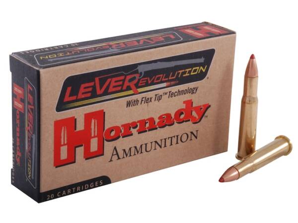 Hornady LEVERevolution 30-30 Winchester Ammo 160 Grain Hornady FTX Polymer Tip Box of 500