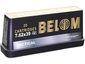Belom Tactical 7.62x39mm Ammo 123 Grain Full Metal Jacket