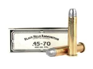 Black Hills Cowboy Action 45-70 Government Ammo 405 Grain Flat Nose