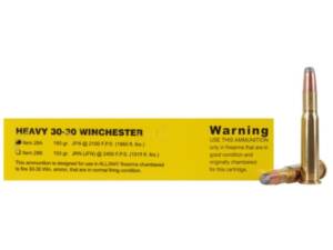 Buffalo Bore 30-30 Winchester Ammo 190 Grain Jacketed Flat Nose Box of 20