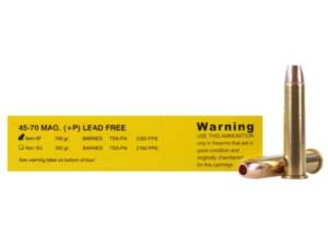 Buffalo Bore 45-70 Government Ammo 300 Grain Barnes Triple-Shock X Solid Hollow Point Lead Free Box of 20