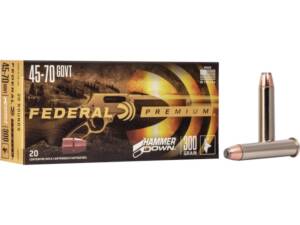 Federal Premium HammerDown 45-70 Government Ammo 300 Grain Bonded Jacketed Soft Point Box of 20