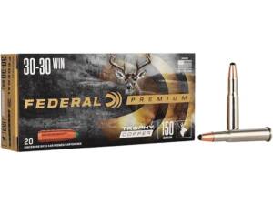 Federal Premium Trophy Copper 30-30 Winchester Ammo 150 Grain Polymer Tip Lead Free Box of 20