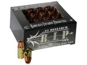 G2 Research R.I.P. 9mm Luger Ammo 92 Grain G2 R.I.P. Fragmenting Hollow Point Lead Free Box of 20