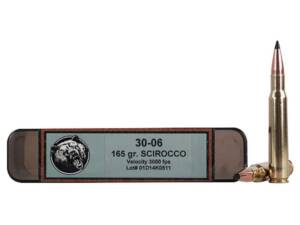 Grizzly Cartridge Trophy Grade 30-06 Springfield Ammo 165 Grain Swift Scirocco II Bonded Polymer Tip Box of 20