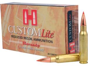 Hornady Custom Lite 308 Winchester Ammo 125 Grain Hornady SST (Super Shock Tip) Polymer Tip