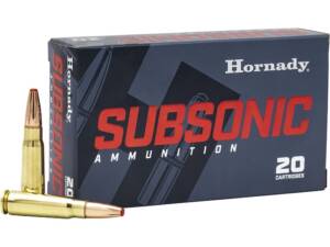 Hornady Subsonic 7.62x39mm Ammo 255 Grain Hornady Sub-X Polymer Tip Box of 20