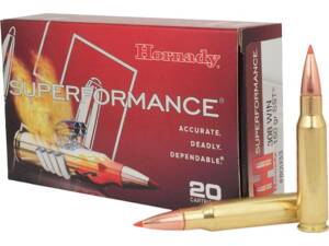 Hornady Superformance 308 Winchester Ammo 150 Grain Hornady SST (Super Shock Tip) Polymer Tip
