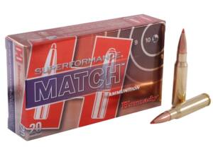 Hornady Superformance Match 308 Winchester Ammo 168 Grain Hornady ELD Match Polymer Tip