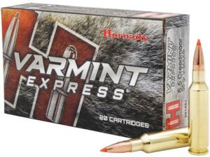 Hornady Varmint Express 6.5 Creedmoor Ammo 95 Grain Hornady V-Max Polymer Tip Box of 20