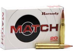 Hornady Vintage Match 30-06 Springfield Ammo 168 Grain Hornady ELD Match Polymer Tip Box of 20