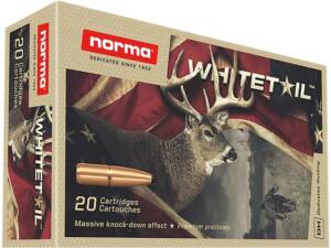 Norma Whitetail 6.5 Creedmoor Ammo 140 Grain Jacketed Soft Point Box of 20