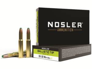 Nosler BT 30-30 Winchester Ammo 150 Grain Nosler Ballistic Tip Polymer Tip Box of 20