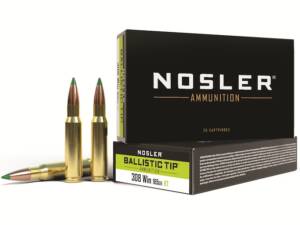 Nosler BT 308 Winchester Ammo 165 Grain Nosler Ballistic Tip Polymer Tip