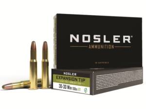 Nosler E-Tip 30-30 Winchester Ammo 150 Grain Nosler Expansion Tip (E-Tip) Polymer Tip Lead Free Box of 20