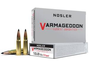 Nosler Varmageddon 7.62x39mm Ammo 123 Grain Nosler Varmageddon Polymer Tip Box of 20