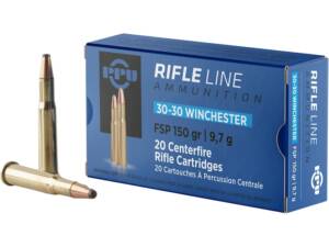 PPU 30-30 Winchester Ammo 150 Grain Jacketed Soft Point Box of 20