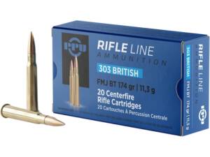 PPU 303 British Ammo 174 Grain Full Metal Jacket Box of 20