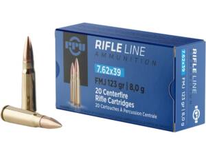 PPU 7.62x39mm Ammo 123 Grain Full Metal Jacket