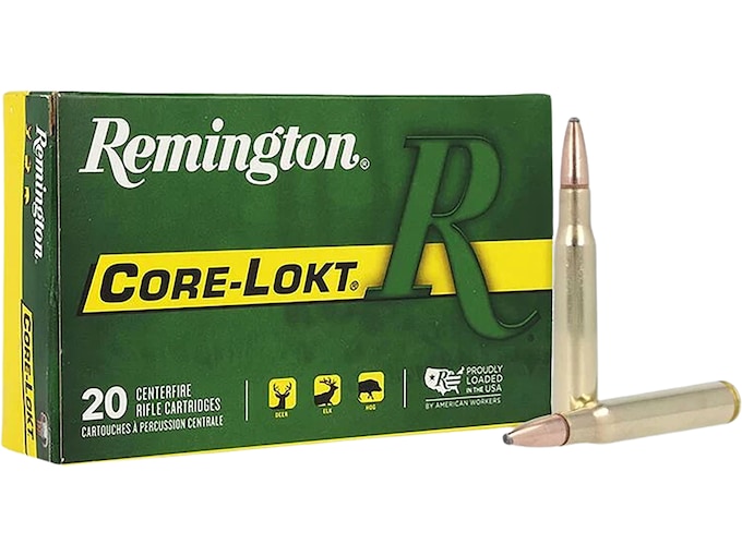 Remington Core-Lokt 30-06 Springfield Ammo 125 Grain Jacketed Soft Point Box of 20