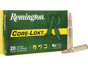 Remington Core-Lokt 30-06 Springfield Ammo 150 Grain Jacketed Soft Point