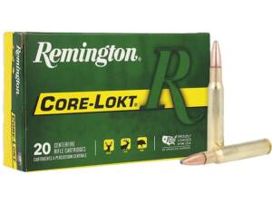 Remington Core-Lokt 30-06 Springfield Ammo 180 Grain Pointed Jacketed Soft Point