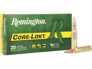 Remington Core-Lokt 308 Winchester Ammo 180 Grain Pointed Jacketed Soft Point