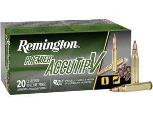 Remington Premier Varmint 223 Remington Ammo 55 Grain Remington AccuTip Polymer Tip