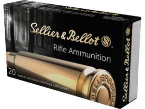 Sellier & Bellot 45-70 Government Ammo 405 Grain Jacketed Soft Point Box of 20