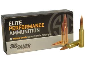 Sig Sauer Elite Performance Match Grade 6.5 Creedmoor Ammo 140 Grain Jacketed Hollow Point