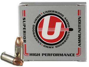 Underwood Xtreme Defender 9mm Luger Ammo 90 Grain Lehigh Xtreme Defense Fluted Lead Free Box of 20