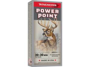 Winchester Power Point 30-30 Winchester Ammo 150 Grain Jacketed Soft Point