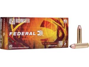 Federal Fusion 450 Bushmaster Ammo 260 Grain Bonded Jacketed Soft Point Box of 500
