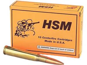 HSM 50 BMG Ammo 647 Grain Full Metal Jacket Box of 100