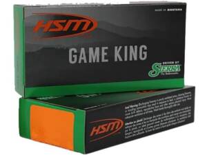 HSM GameKing 338 Winchester Magnum Ammo 215 Grain Sierra GameKing Spitzer Box of 500