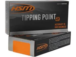HSM Tipping Point 2 6mm ARC)Ammo 95 Grain Hornady SST (Super Shock Tip) Polymer Tip Box of 250