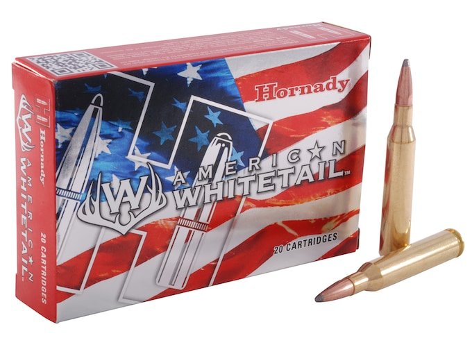 Hornady American Whitetail 25-06 Remington Ammo 117 Grain Hornady Interlock Jacketed Soft Point Box of 500