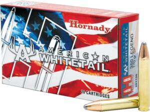 Hornady American Whitetail 350 Legend Ammo 170 Grain Hornady Interlock Jacketed Soft Point Box of 500