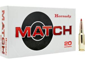 Hornady Match 6mm ARC Ammo 108 Grain Hornady ELD Match Polymer Tip Box of 250