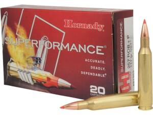Hornady Superformance 257 Roberts +P Ammo 117 Grain Hornady SST (Super Shock Tip) Polymer Tip Box of 250