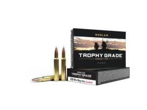 Nosler Trophy Grade 338 Winchester Magnum Ammo 250 Grain Nosler AccuBond Bonded Polymer Tip Box of 200