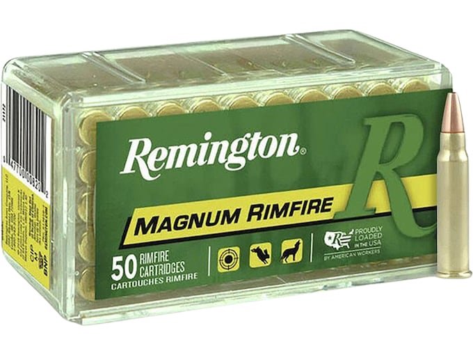 Remington Premier 17 Hornady Magnum Rimfire (HMR) Ammo 20 Grain Jacketed Soft Point Box of 1000