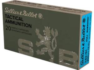 Sellier & Bellot 7.62x51mm NATO Ammo 200 Grain Full Metal Jacket Box of 500