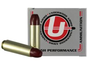 Underwood 50 Beowulf Ammo 375 Grain Flat Nose Lead Free Box of 500