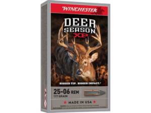Winchester Deer Season XP 25-06 Remington Ammo 117 Grain Winchester Extreme Point Polymer Tip Box of 500
